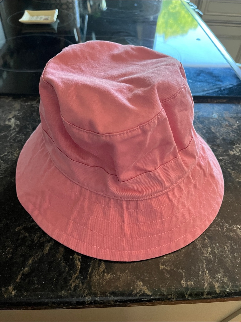 Lands' End Pink Cotton Bucket Hat